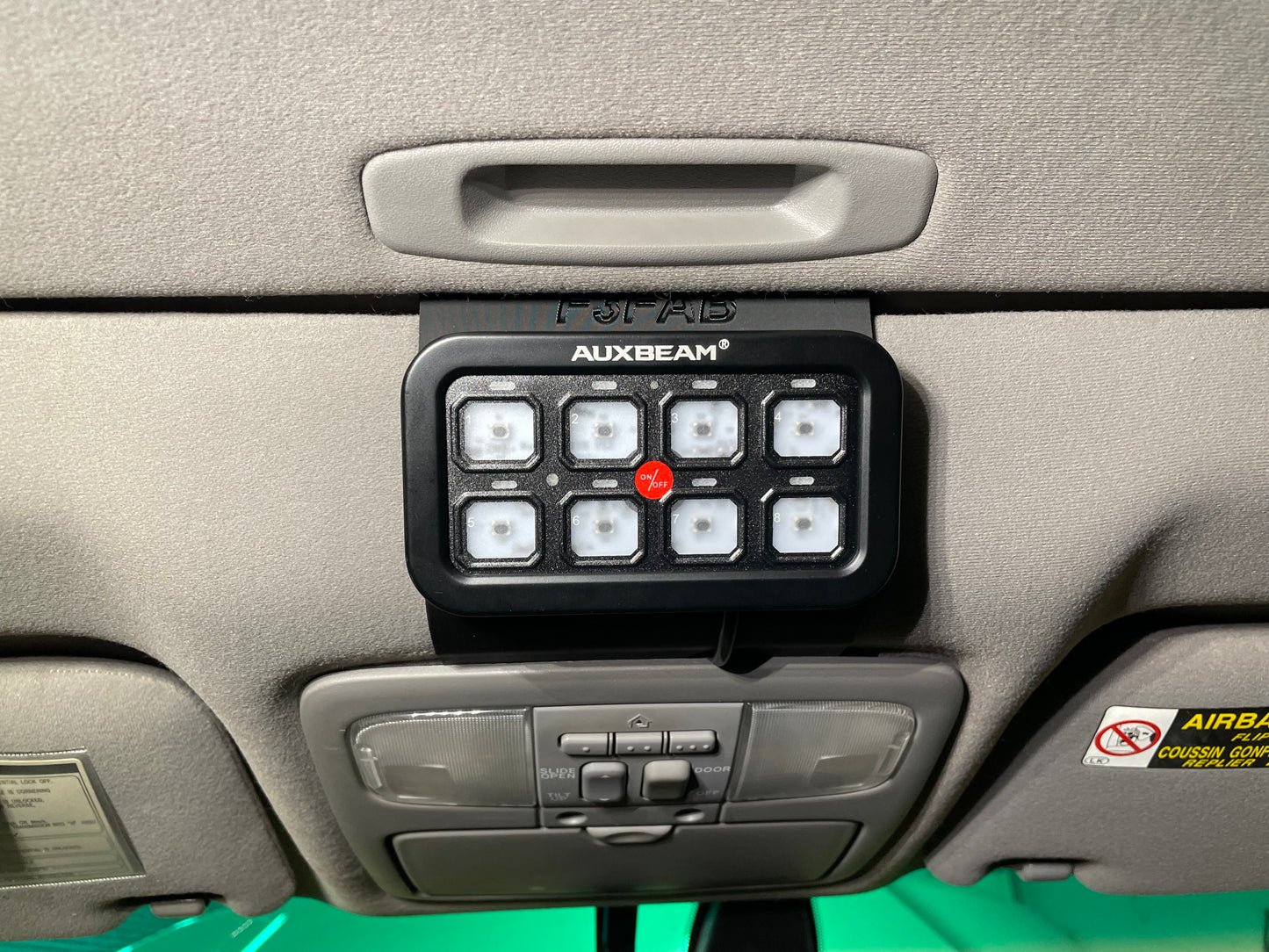 03-09 Lexus GX470 Overhead auxbeam switch mount