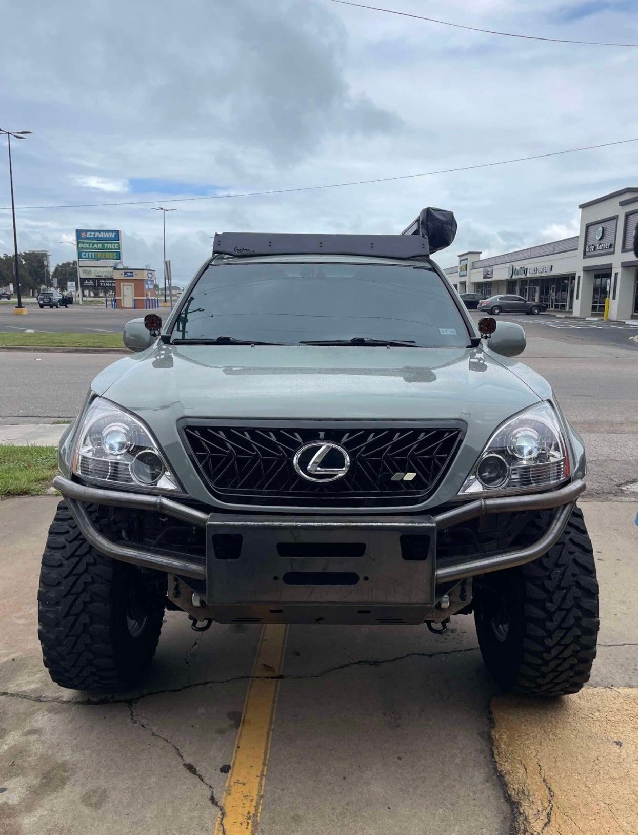 Gx470 Front bumper deposit