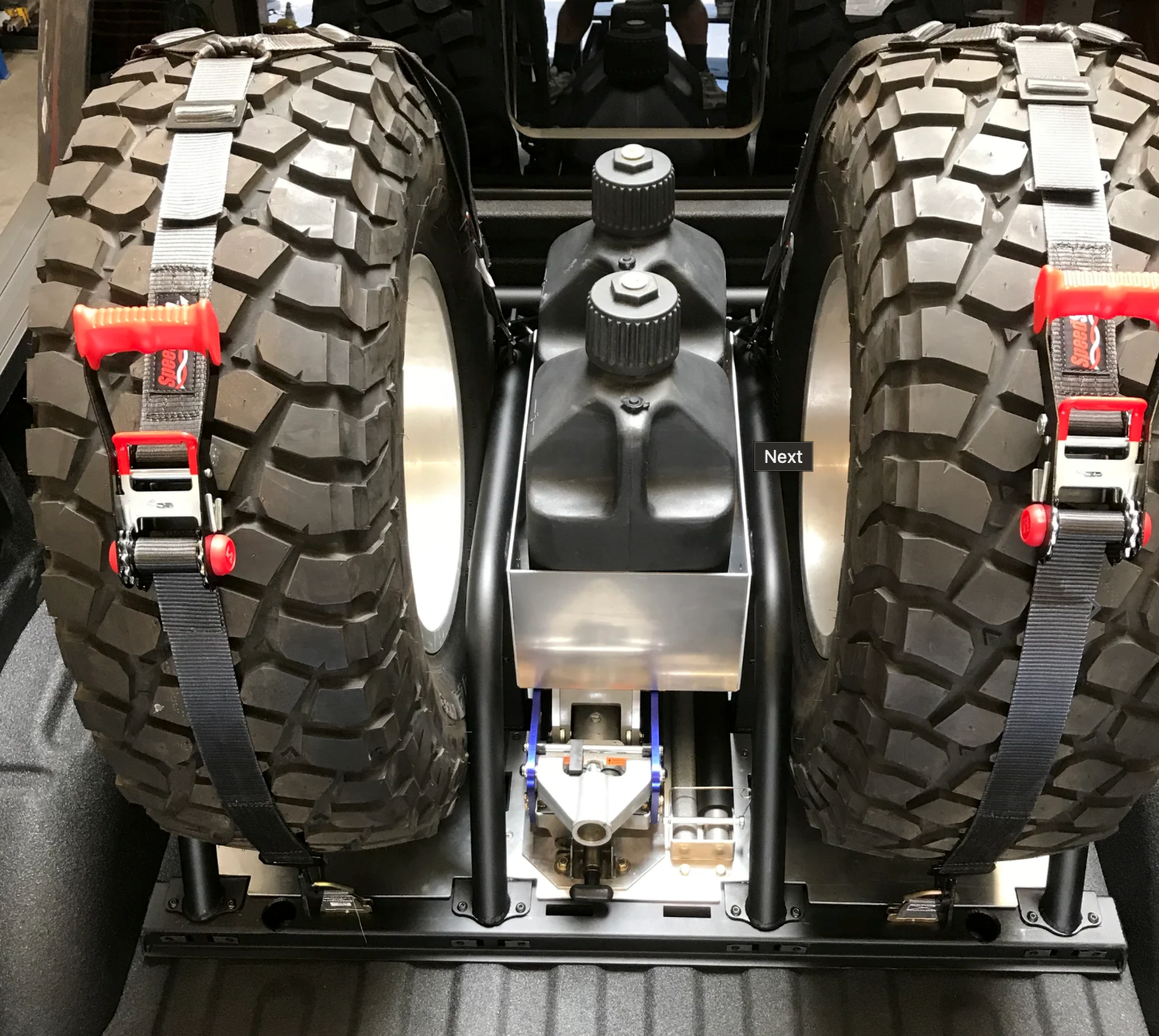 Custom Dual tire mounts