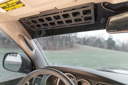 4th gen 4runner mod interior overhead storage gear molle panel mounting bracket for interior accessories.